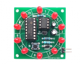 DIY Kit Electronic Lucky Wheel Sweepstakes DC 3V Lucky Turntable DIY Soldering Practice Kits